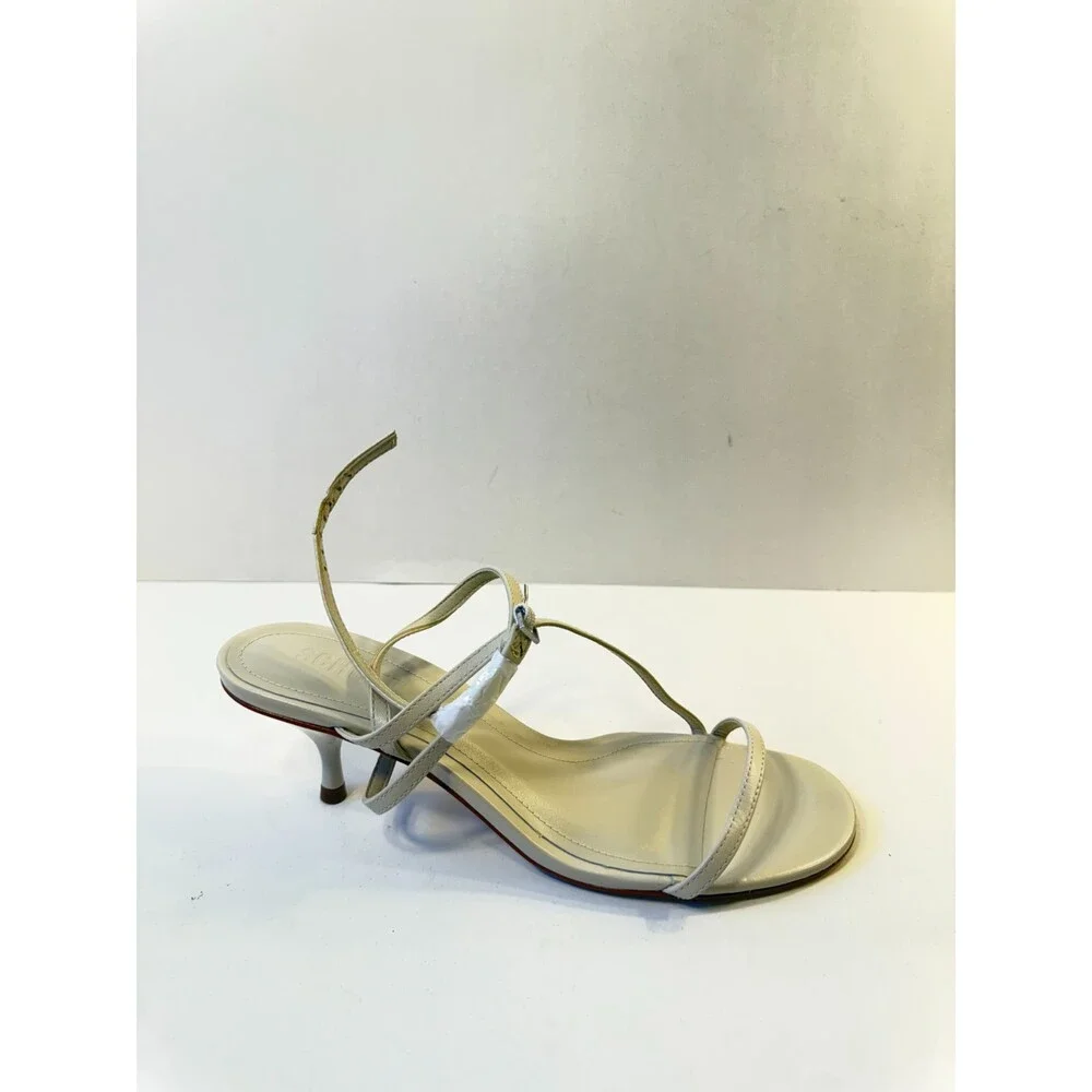 Schultz Womens Sandals Leather Ivory US 8.5